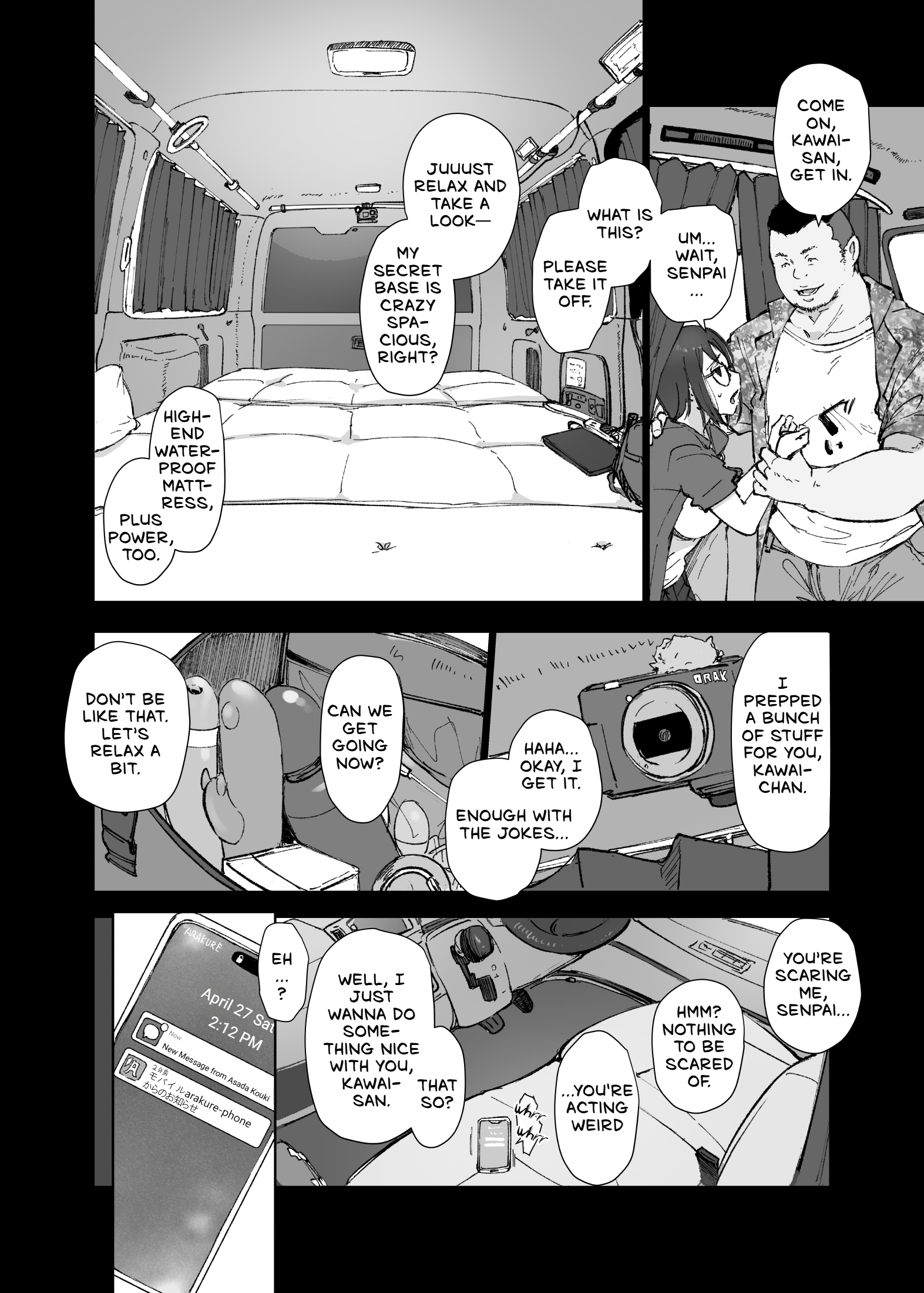 Senpai no Dekai Kuruma ga Boku no Kanojo o Nosete Hageshiku Yureru 11