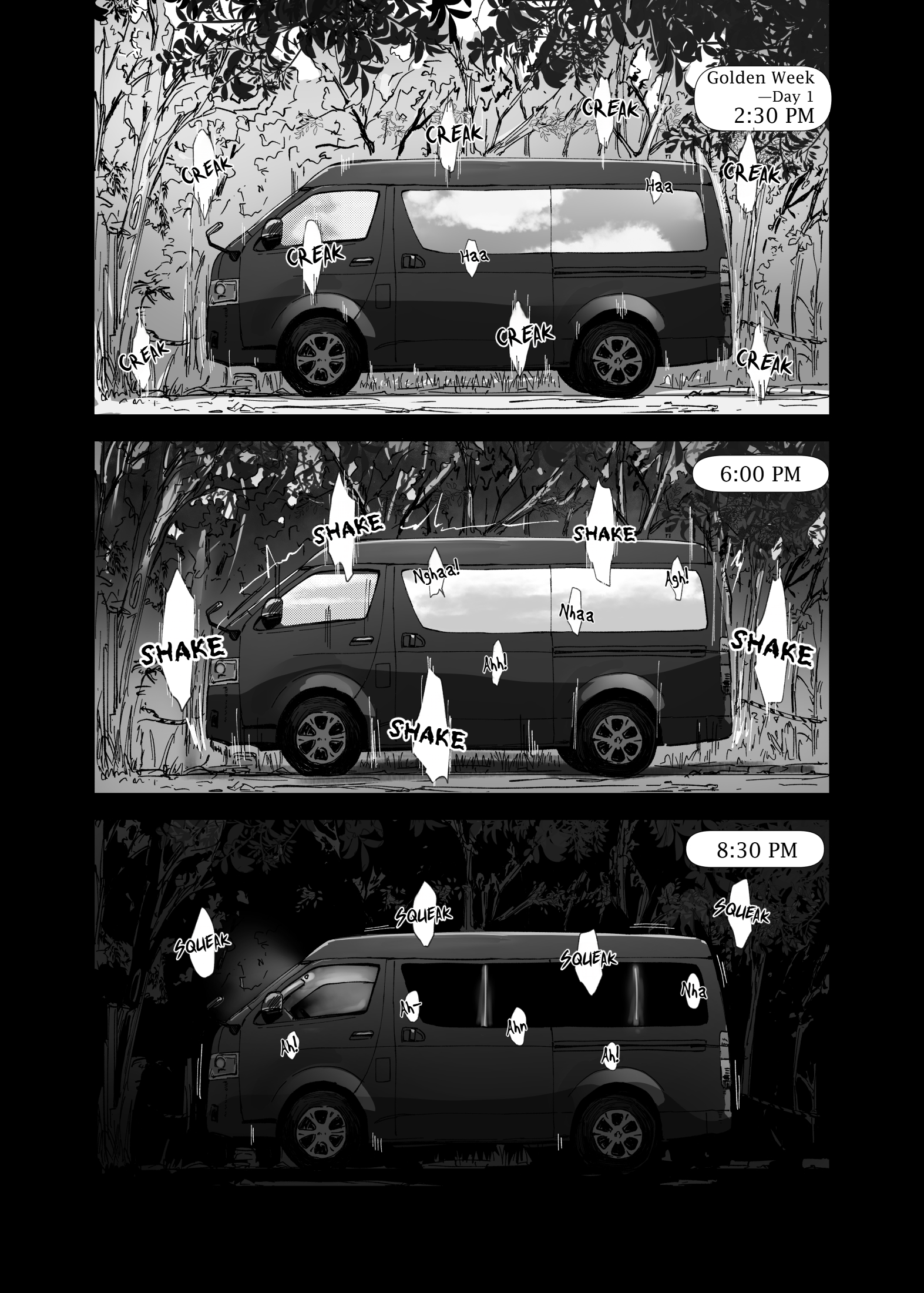 Senpai no Dekai Kuruma ga Boku no Kanojo o Nosete Hageshiku Yureru 13