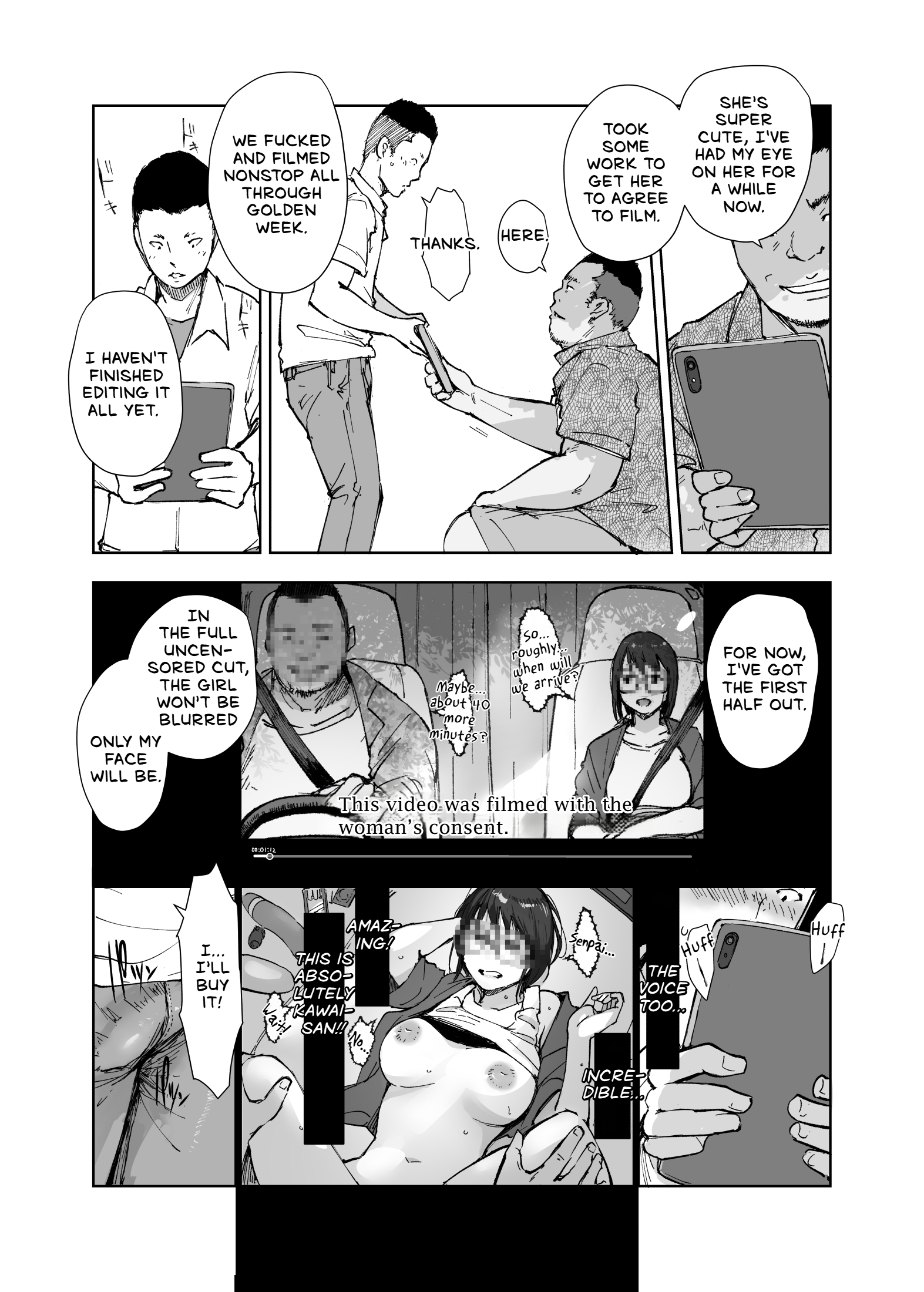 Senpai no Dekai Kuruma ga Boku no Kanojo o Nosete Hageshiku Yureru 18
