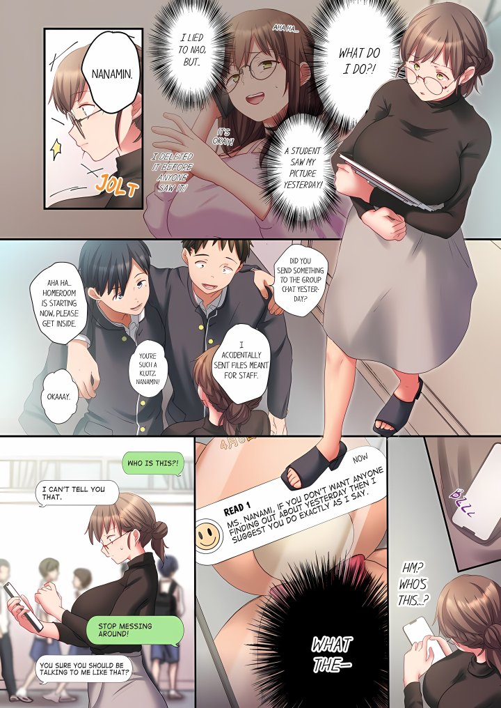 Sent to the Wrong Chat: Blackmailed by One of the Thirty Boys in My Class! (Uncensored) 10