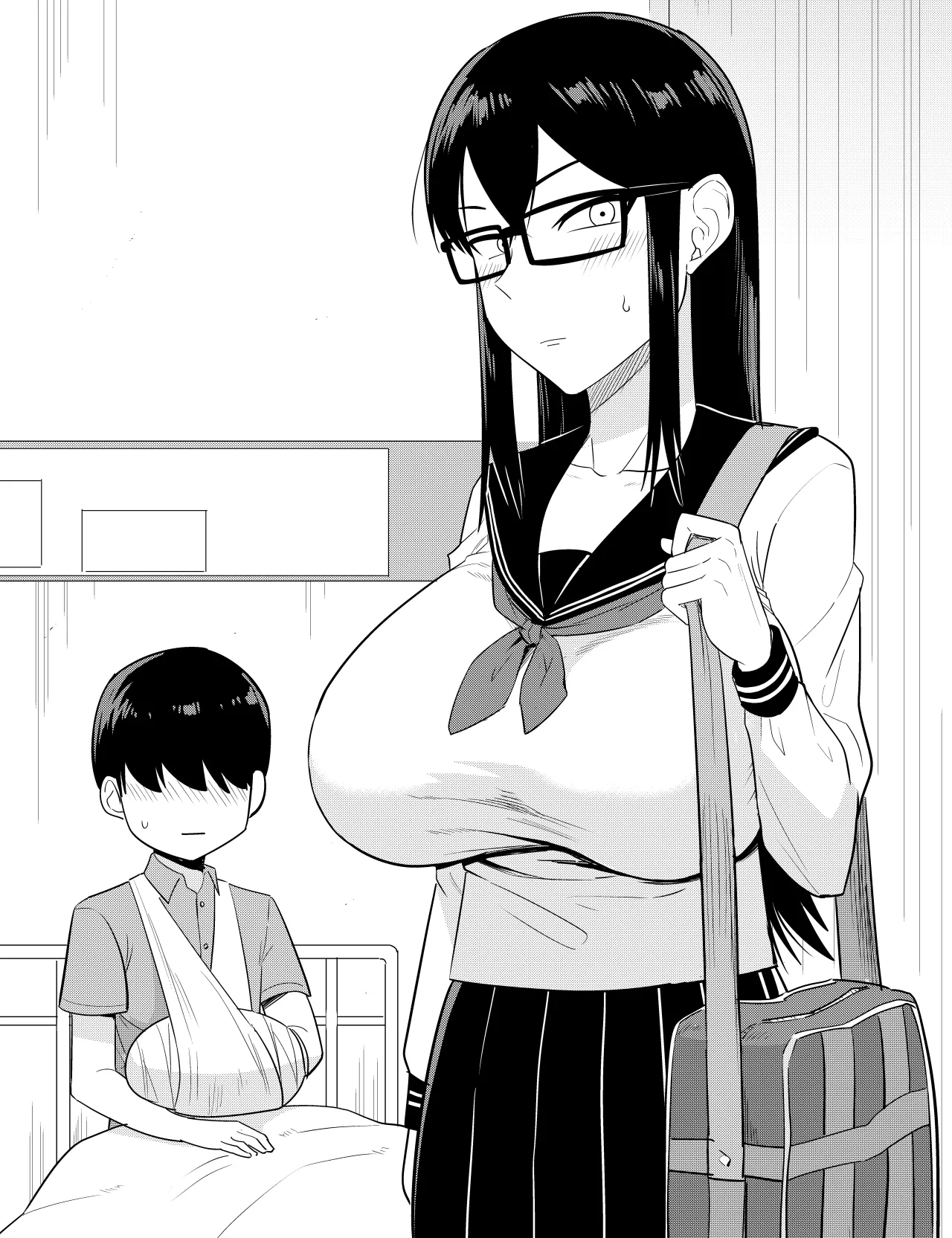 Sewayaki na Kyonyuu Gakkyuu Iinchou Sono 2