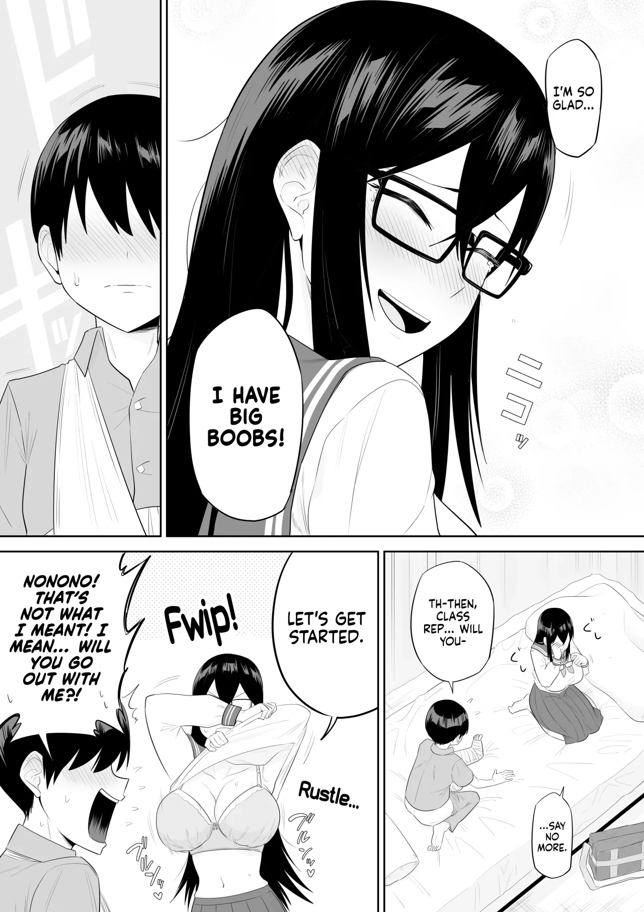 Sewayaki na Kyonyuu Gakkyuu Iinchou Sono 95