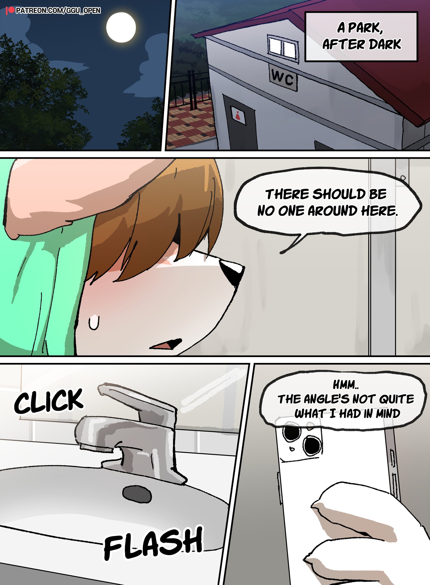 sex in the bathroom and in the square! 14