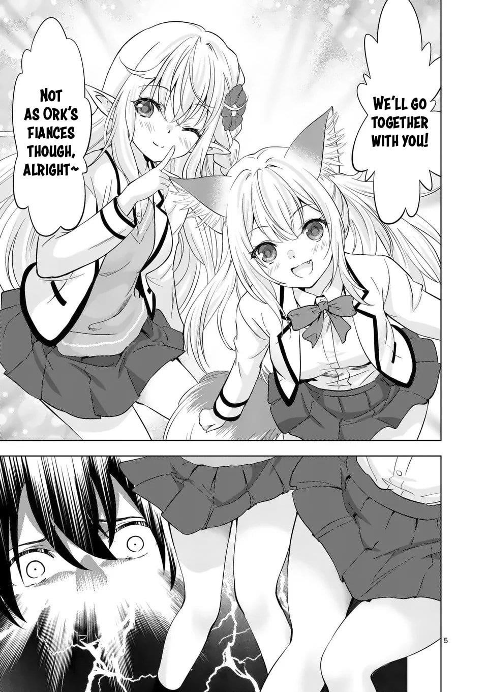 Shijou Saikyou Orc-san no Tanoshii Tanetsuke Harem Zukuri 5