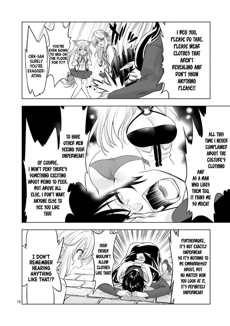 Shijou Saikyou Orc-san no Tanoshii Tanetsuke Harem Zukuri 10