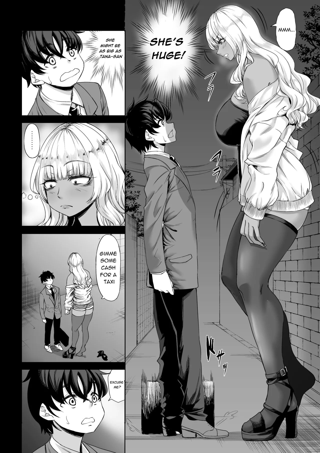 Shinchou 211cm no Jirai-kei Joshi ni Nerawarete mou Nigerarenai 3 4