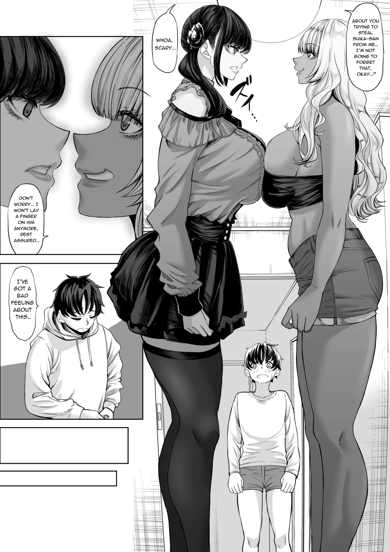 Shinchou 211cm no Jirai-kei Joshi ni Nerawarete mou Nigerarenai 3 56