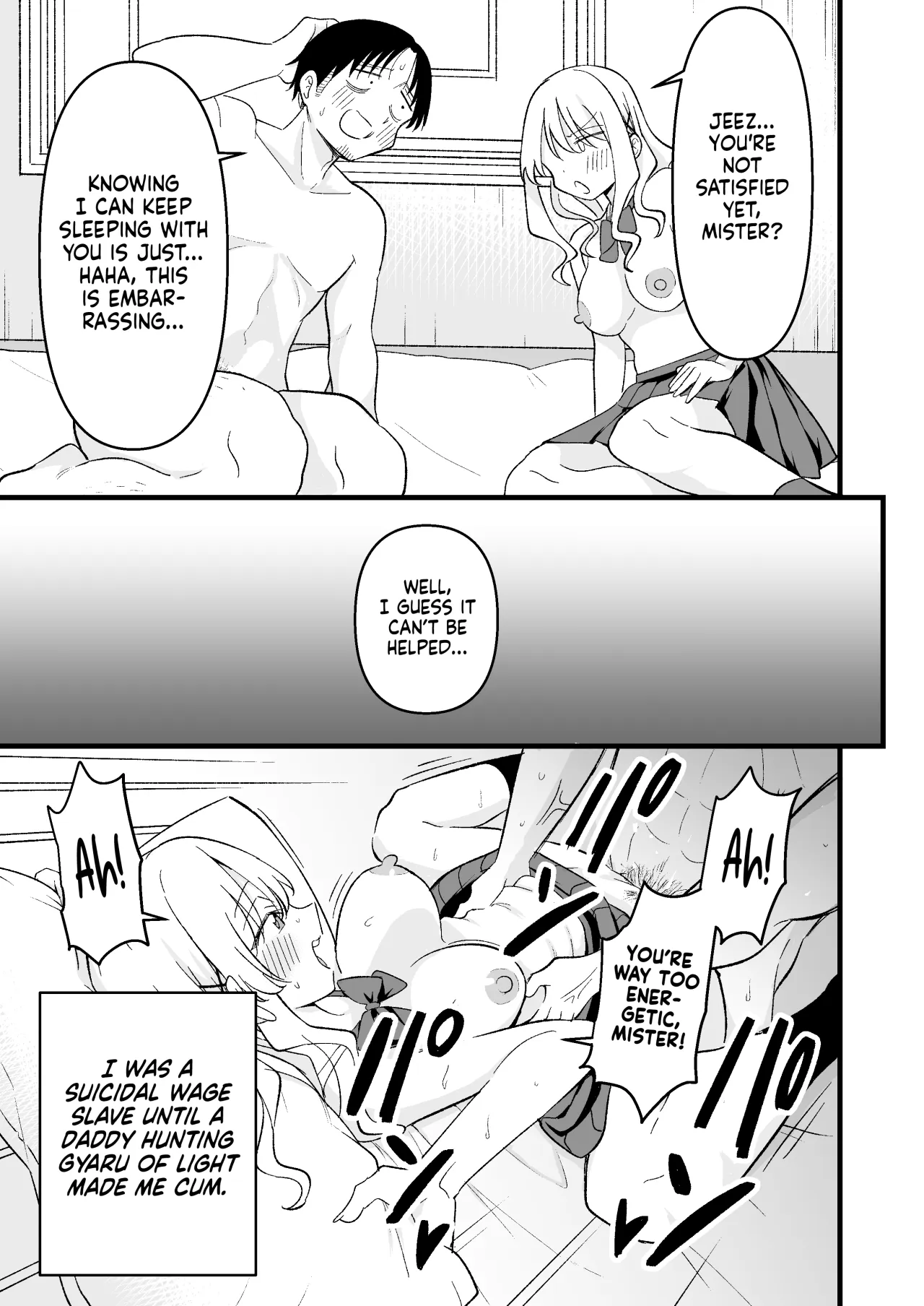 Shinitagari Shachiku datta Ore wa Hikari no Papakatsu Gal ni Ikasareru 44
