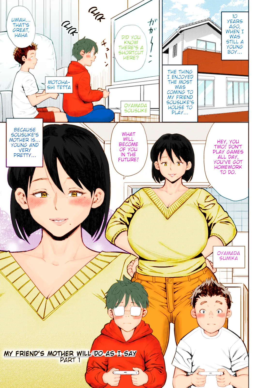 Shinyuu no Haha wa Boku no Iinari - Colorized 1