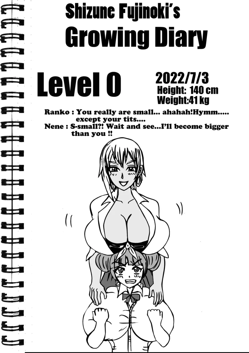 Shizune Fujinoki's Growth Diary 1