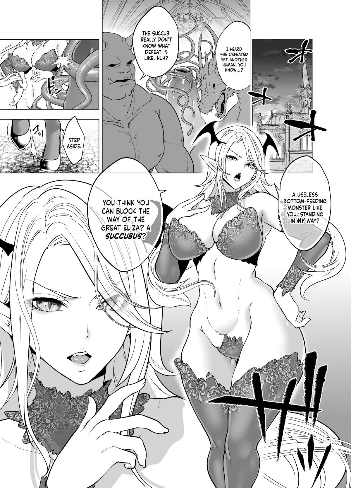 Shokushu Kan Haramase de Takabisha Succubus o Wakaraseru! 3