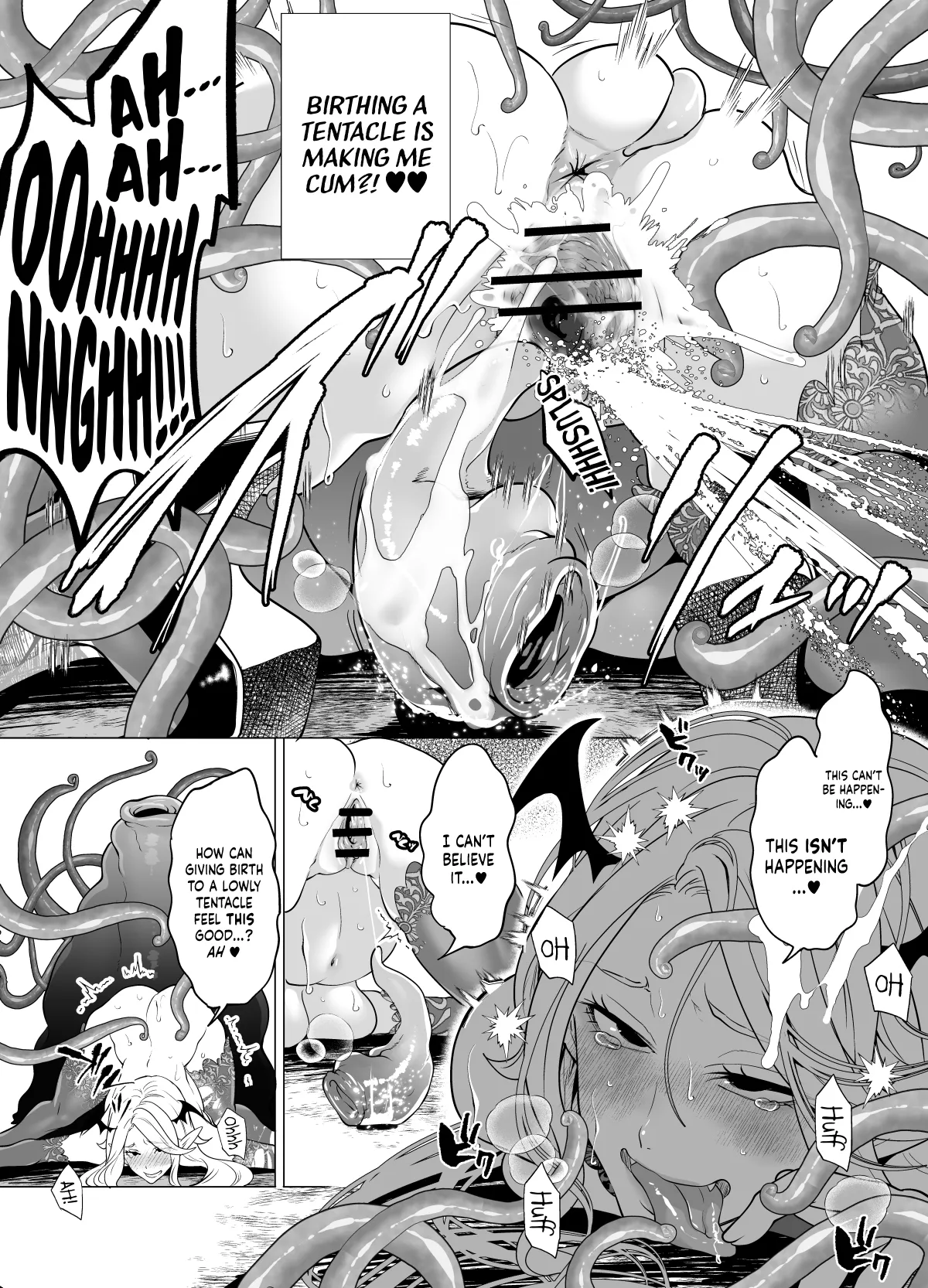 Shokushu Kan Haramase de Takabisha Succubus o Wakaraseru! 25