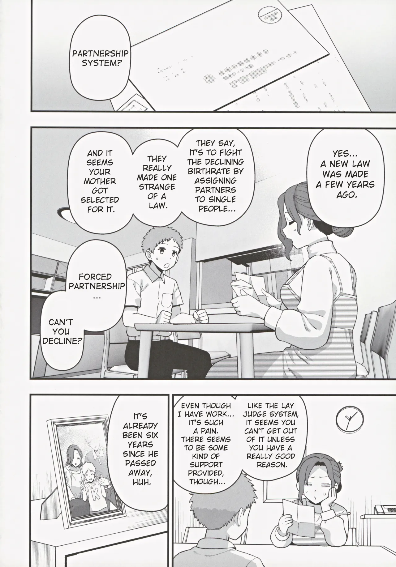 Shoushika Taisaku Partnership ni Erabarete Shimatta Haha to Osu 3