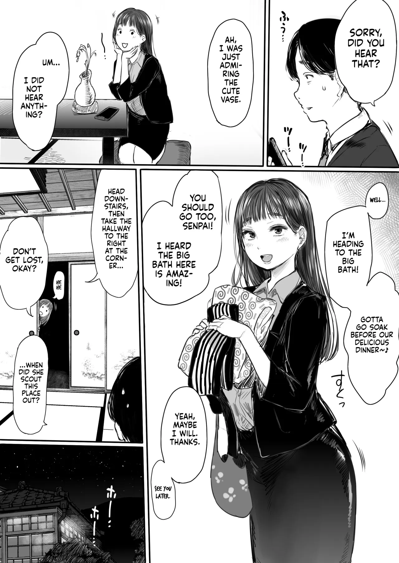 Shucchou, Kouhai to Aibeya. Yukishi Nure Hada ni Shiboritsukusareta Yoru 12