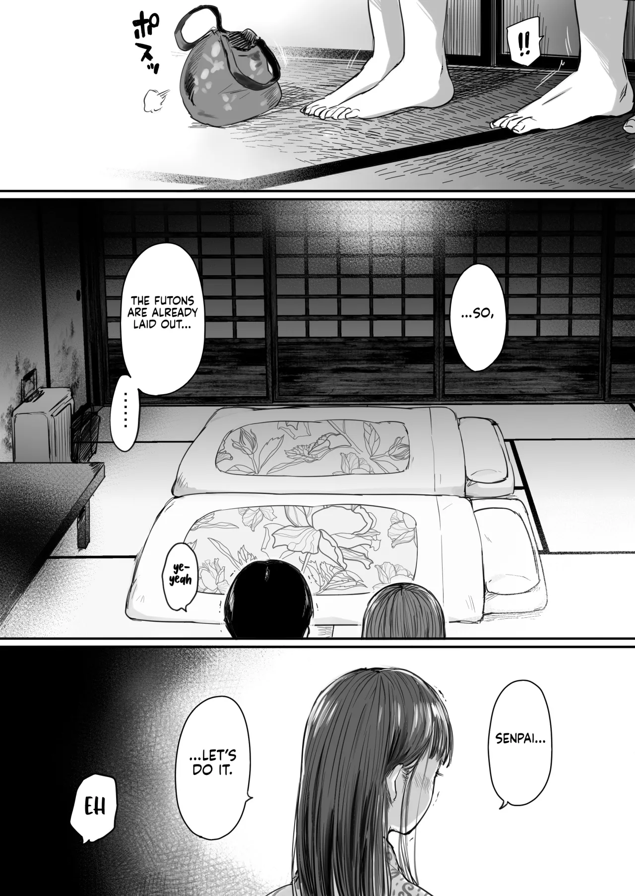 Shucchou, Kouhai to Aibeya. Yukishi Nure Hada ni Shiboritsukusareta Yoru 33