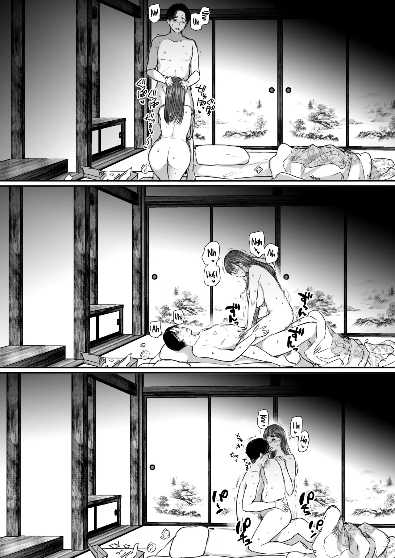 Shucchou, Kouhai to Aibeya. Yukishi Nure Hada ni Shiboritsukusareta Yoru 62
