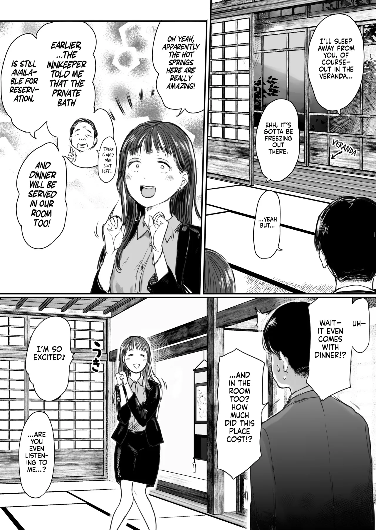 Shucchou, Kouhai to Aibeya. Yukishi Nure Hada ni Shiboritsukusareta Yoru 10