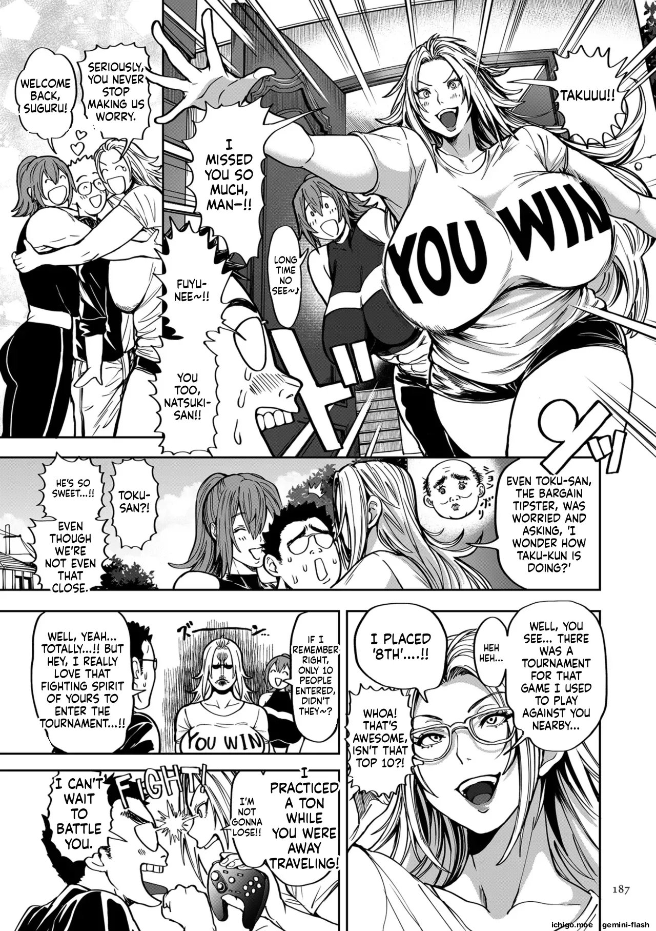 Shunkashuutou Harem Tengoku – Sekai OPPAI Tour Oneshot - Page 187
