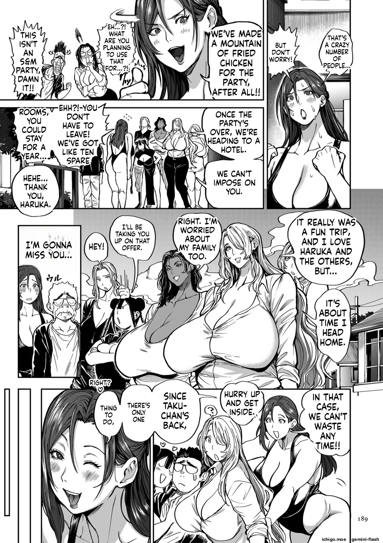 Shunkashuutou Harem Tengoku – Sekai OPPAI Tour Oneshot - Page 189