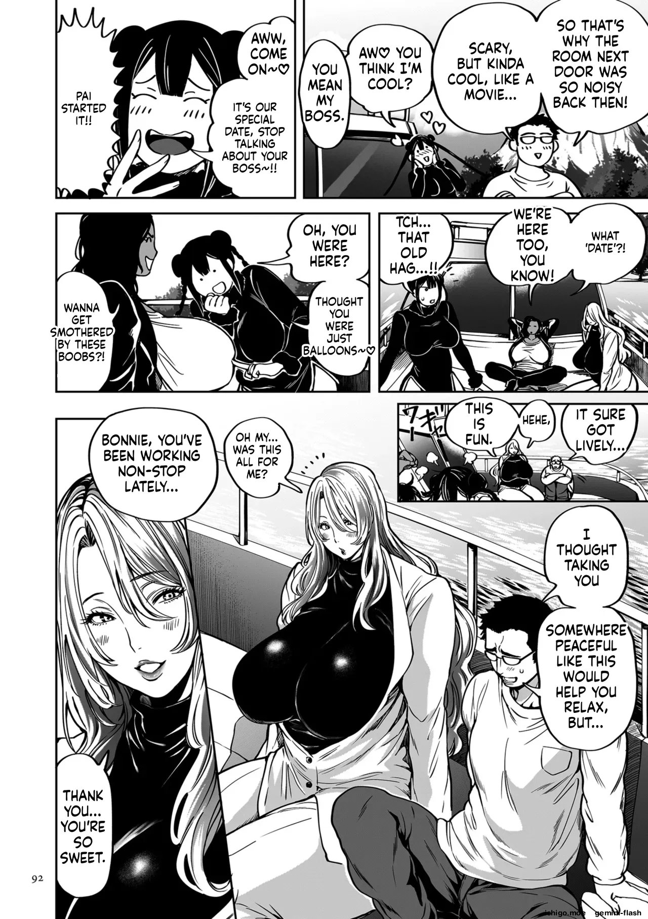 Shunkashuutou Harem Tengoku – Sekai OPPAI Tour Oneshot - Page 92