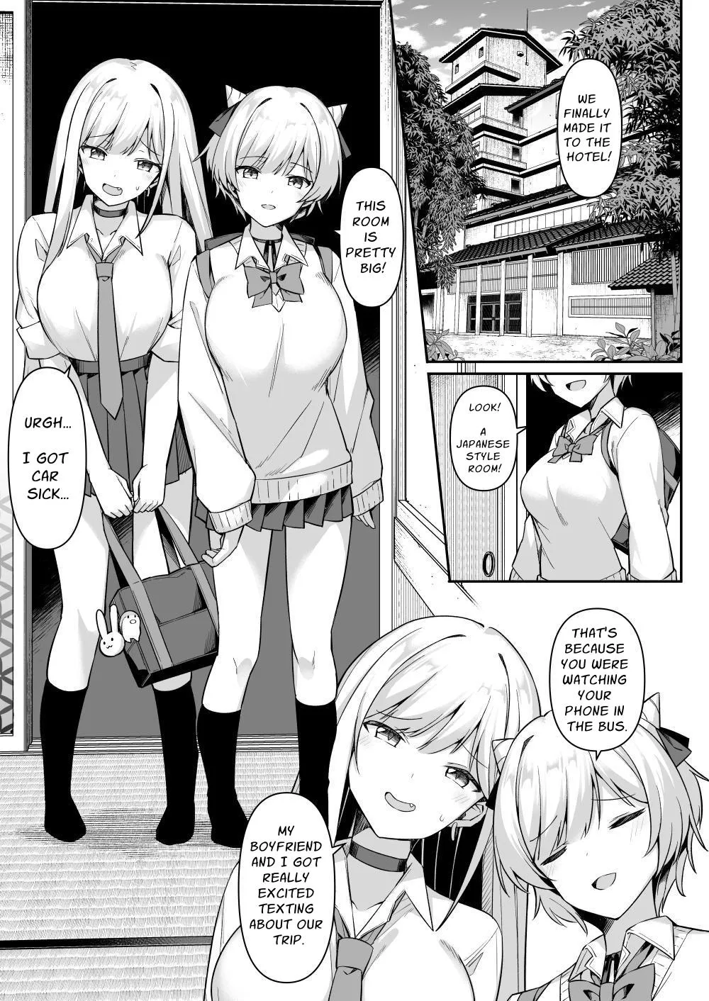 Shuugaku Ryokou de Onsen Ryokan ni Kita Gal, Nakai no Dekachinpo de Wakarase Zecchou 3