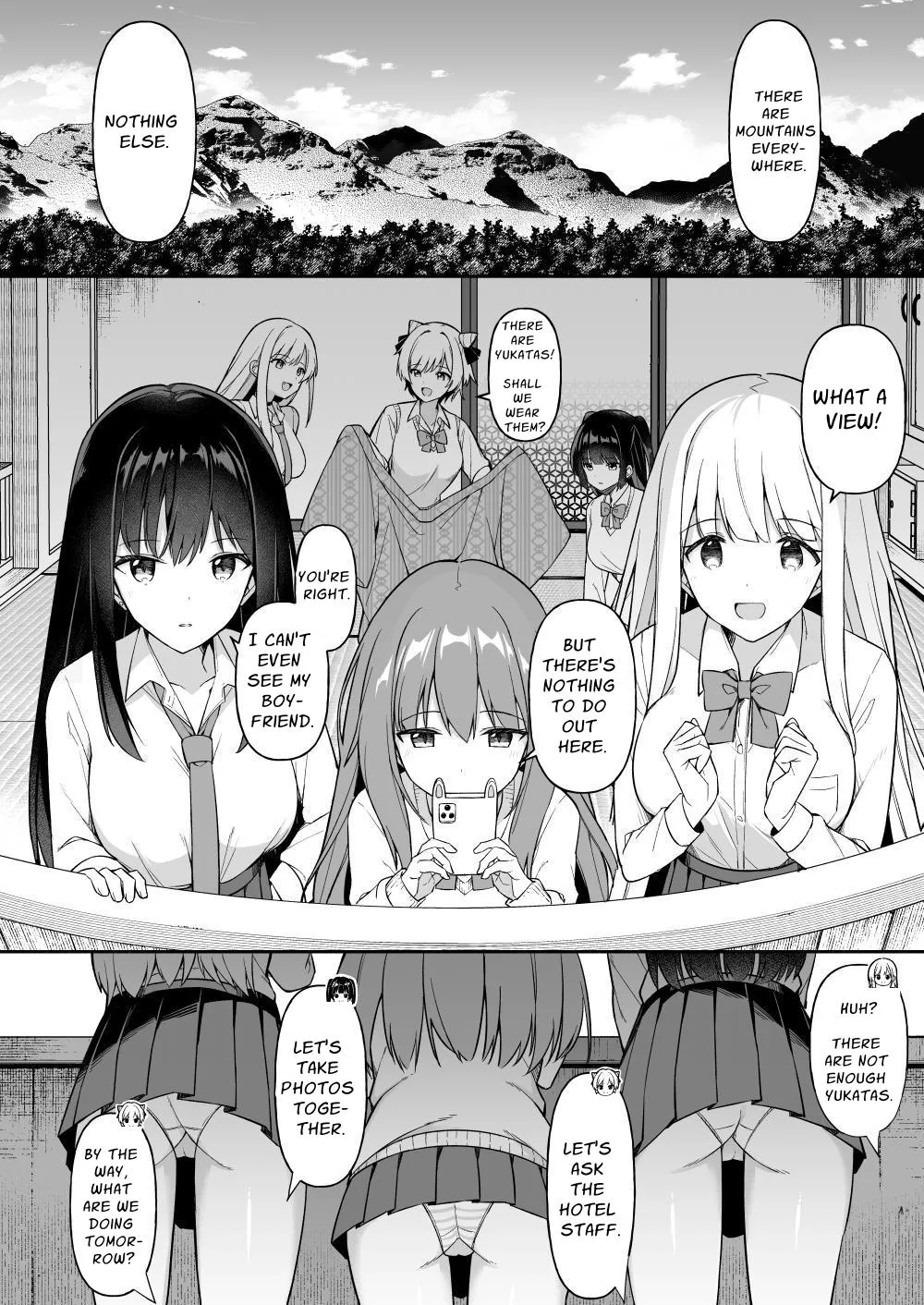 Shuugaku Ryokou de Onsen Ryokan ni Kita Gal, Nakai no Dekachinpo de Wakarase Zecchou 4