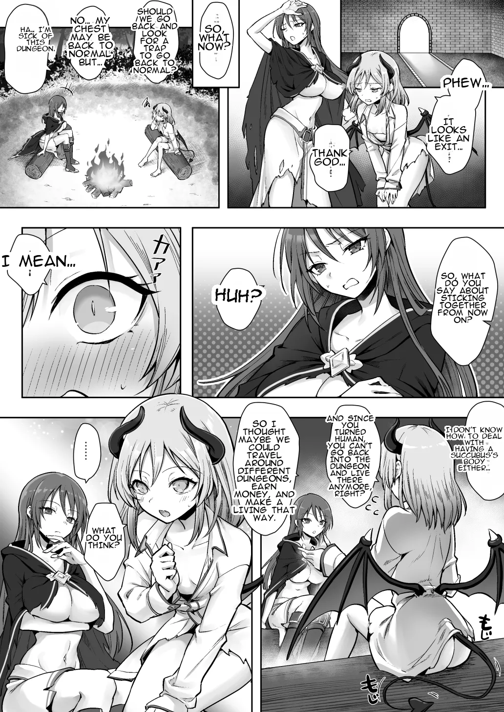 Shuzoku Henkou no Trap de Ningen Kenshi Osu ga Mesu Succubus ni! 28