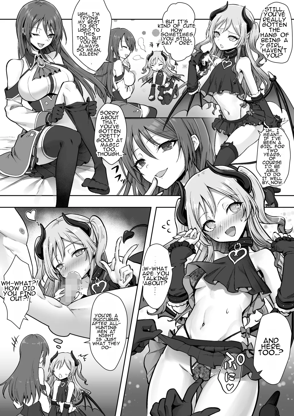 Shuzoku Henkou no Trap de Ningen Kenshi Osu ga Mesu Succubus ni! 30