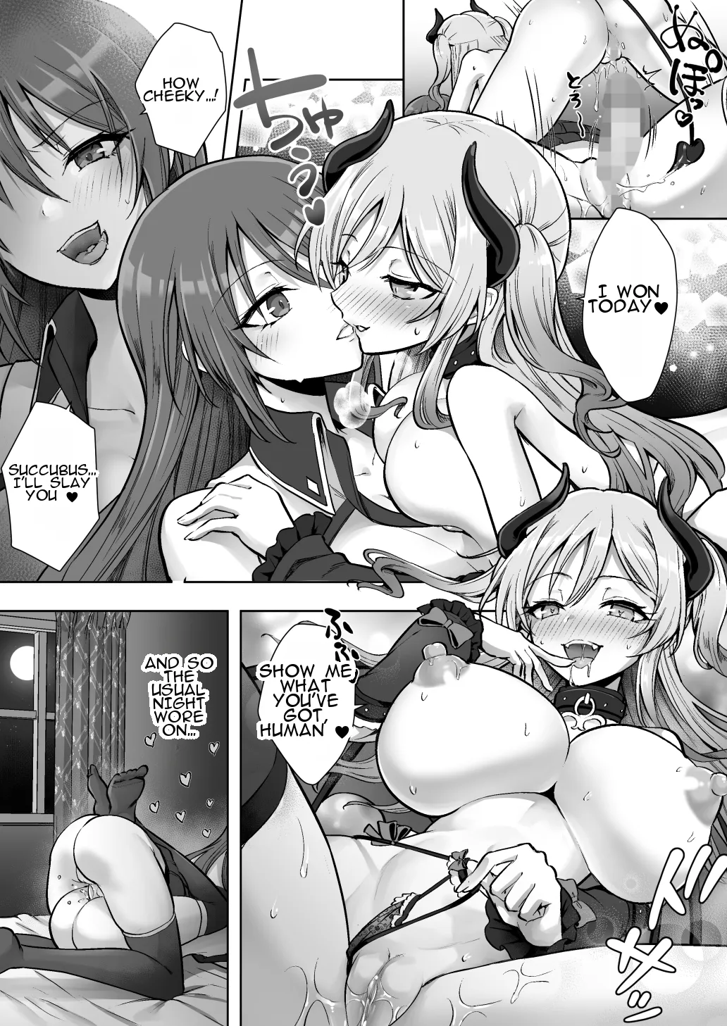 Shuzoku Henkou no Trap de Ningen Kenshi Osu ga Mesu Succubus ni! 36