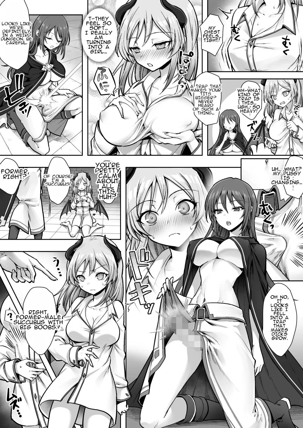 Shuzoku Henkou no Trap de Ningen Kenshi Osu ga Mesu Succubus ni! 8