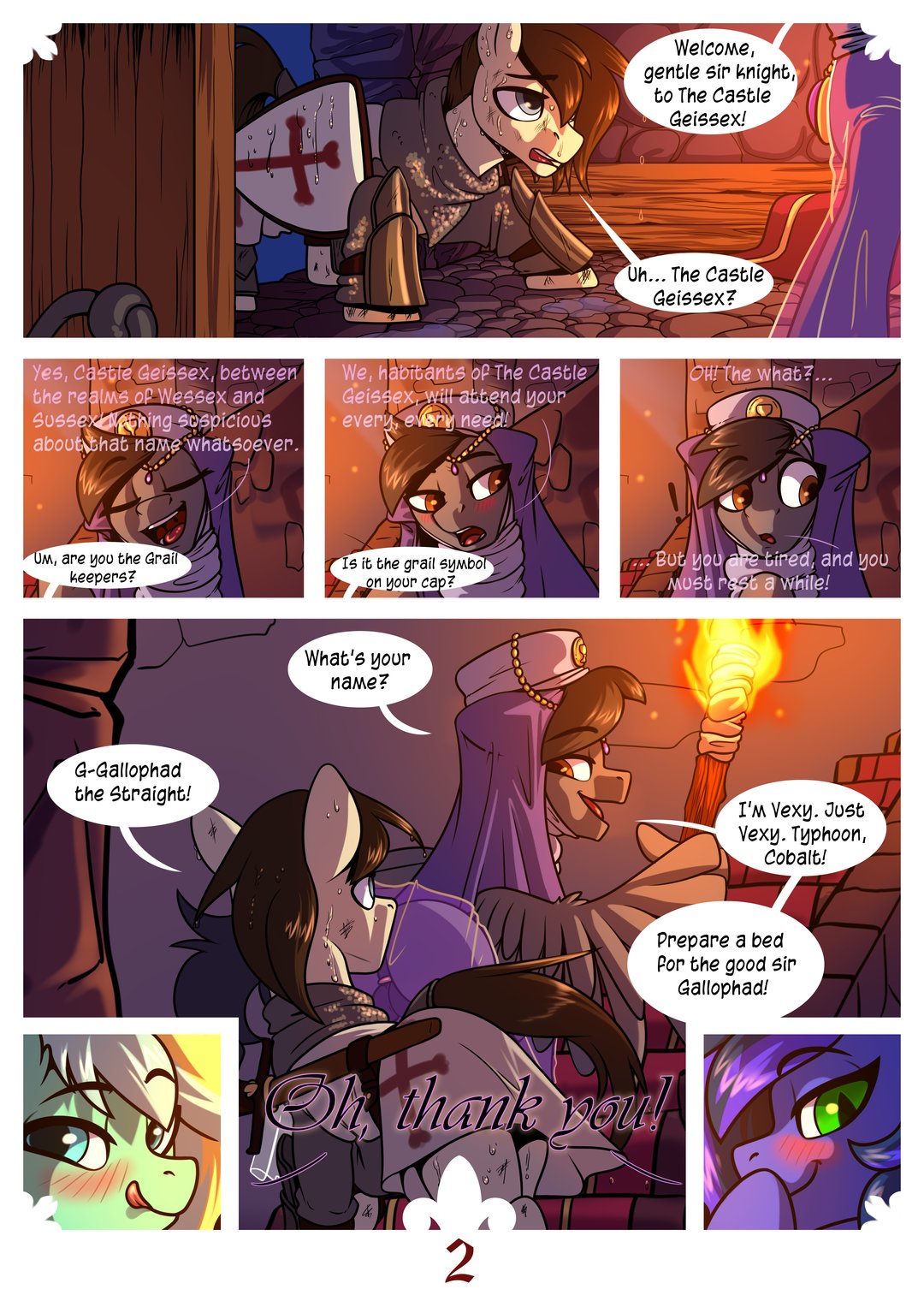 Sir Gallophad the Straight (Ongoing) Oneshot - Page 3
