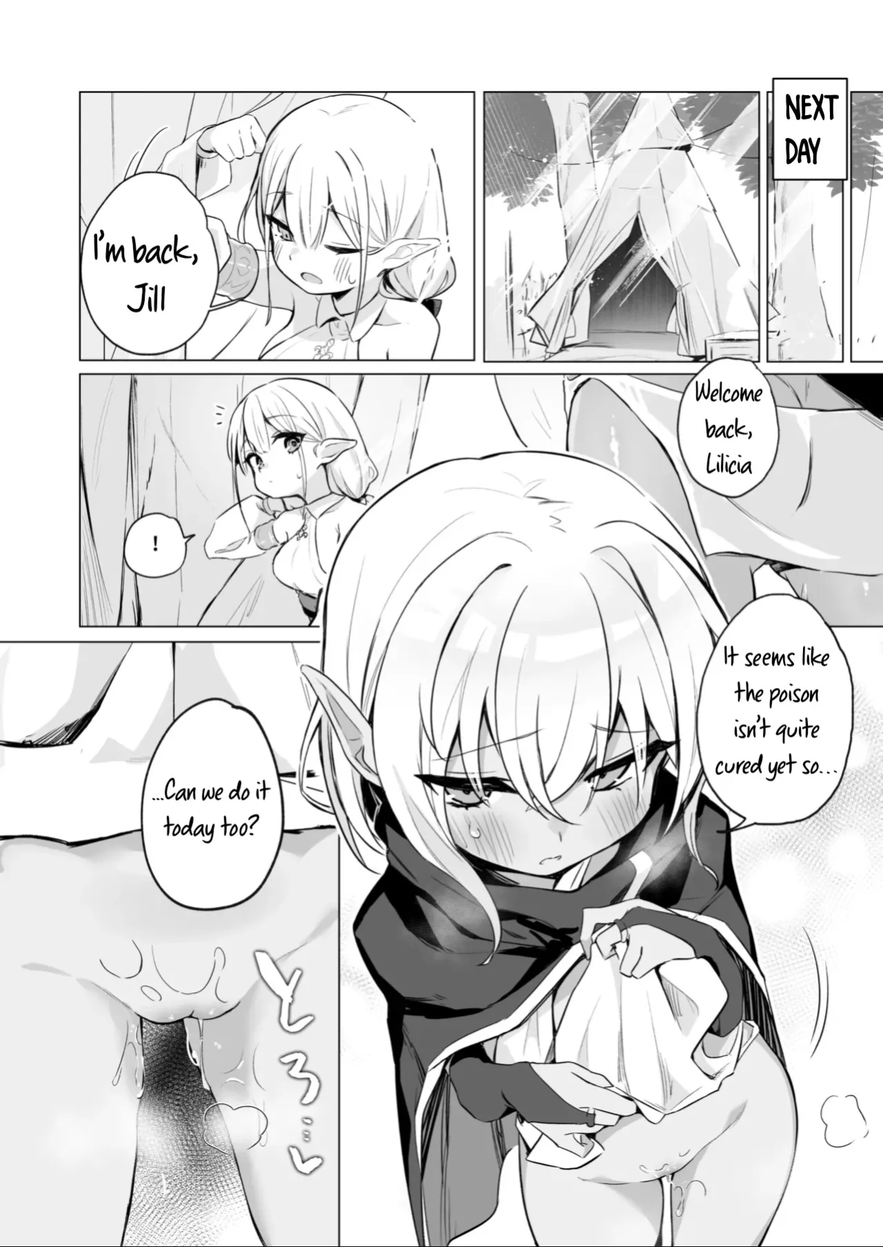 Slime no Doku de Hatsujou shita node Nakama to Les Sex shite mo Mondainai yo ne…!! 24