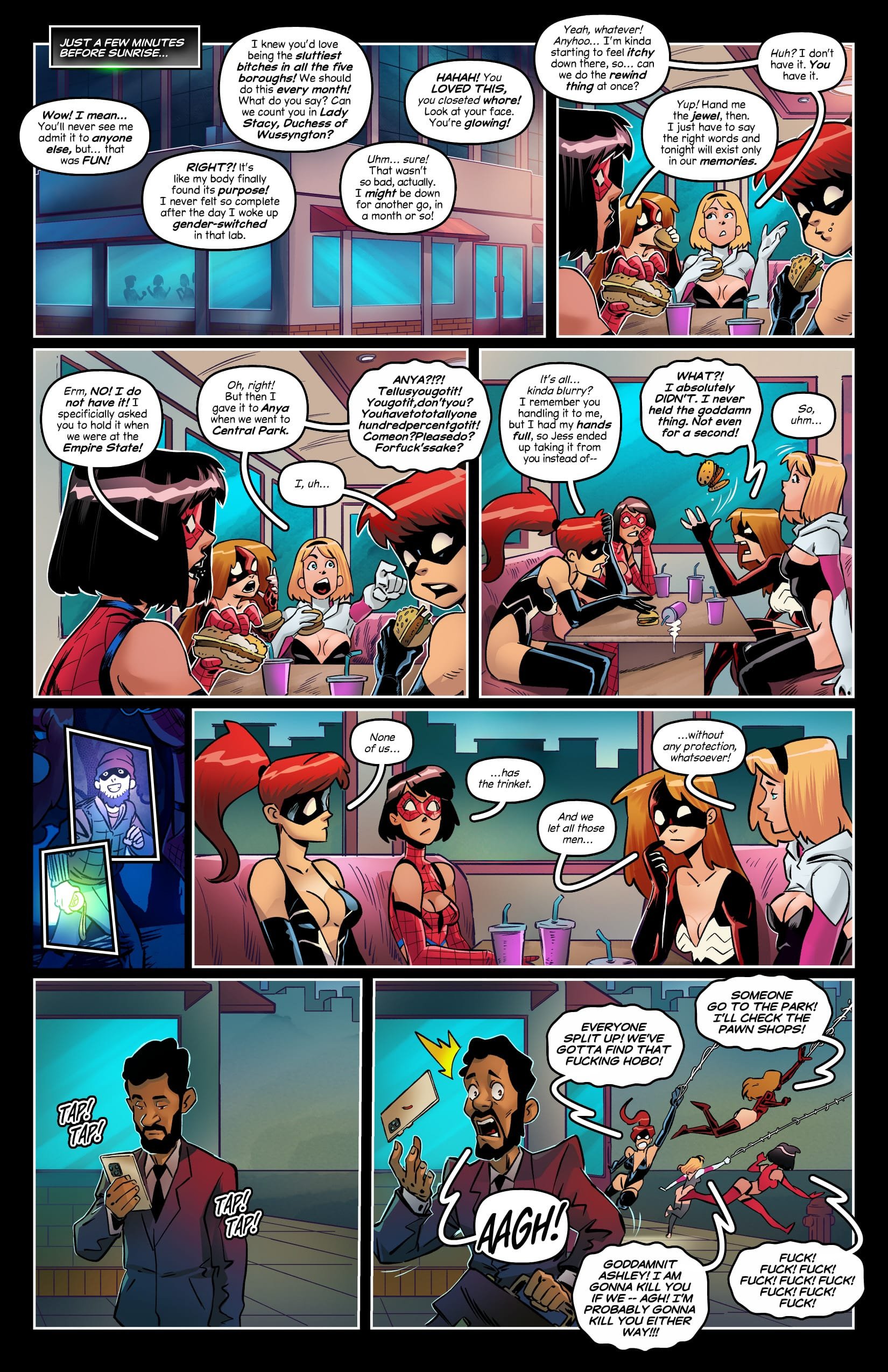 Sluttish Spider Bitches' Night Out 10
