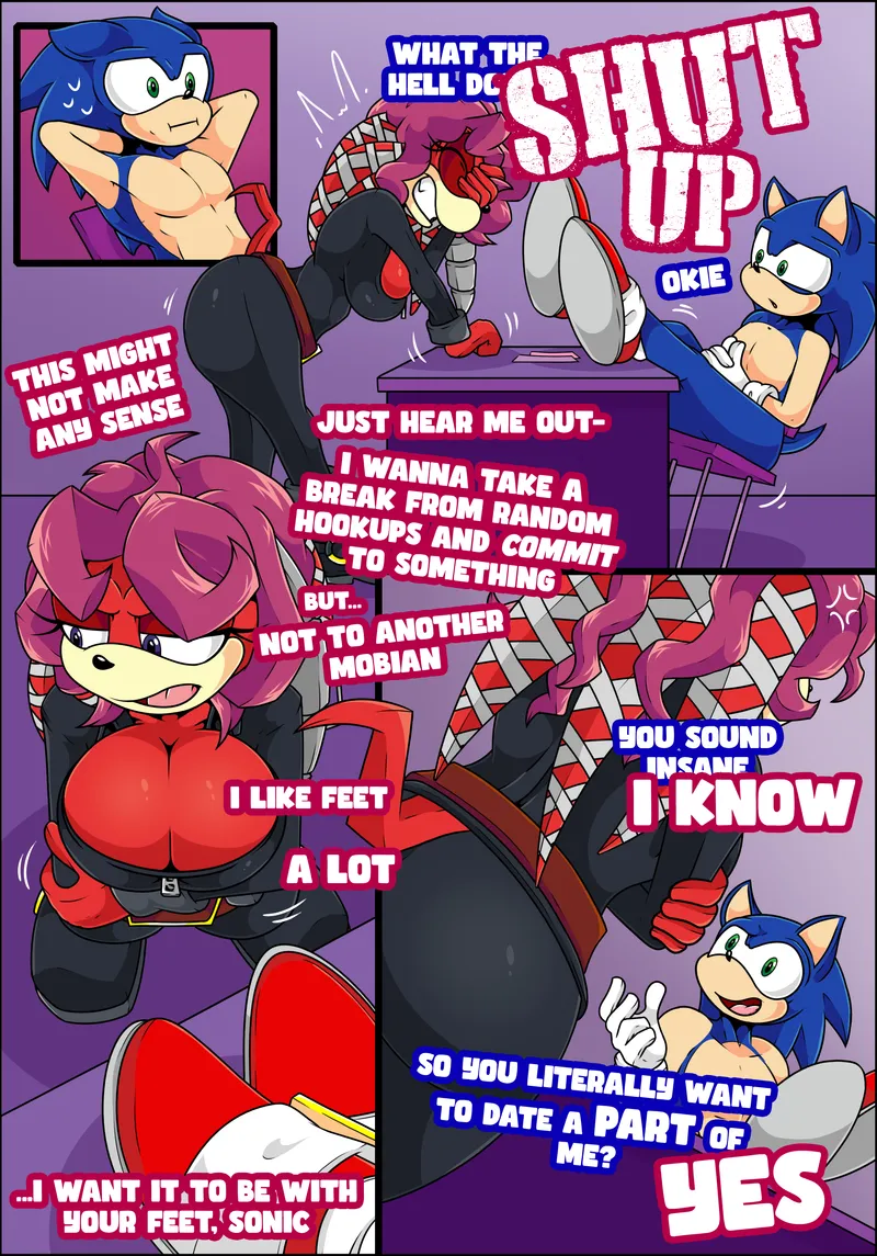 Sonic… I Want To Date Your Feet! 3