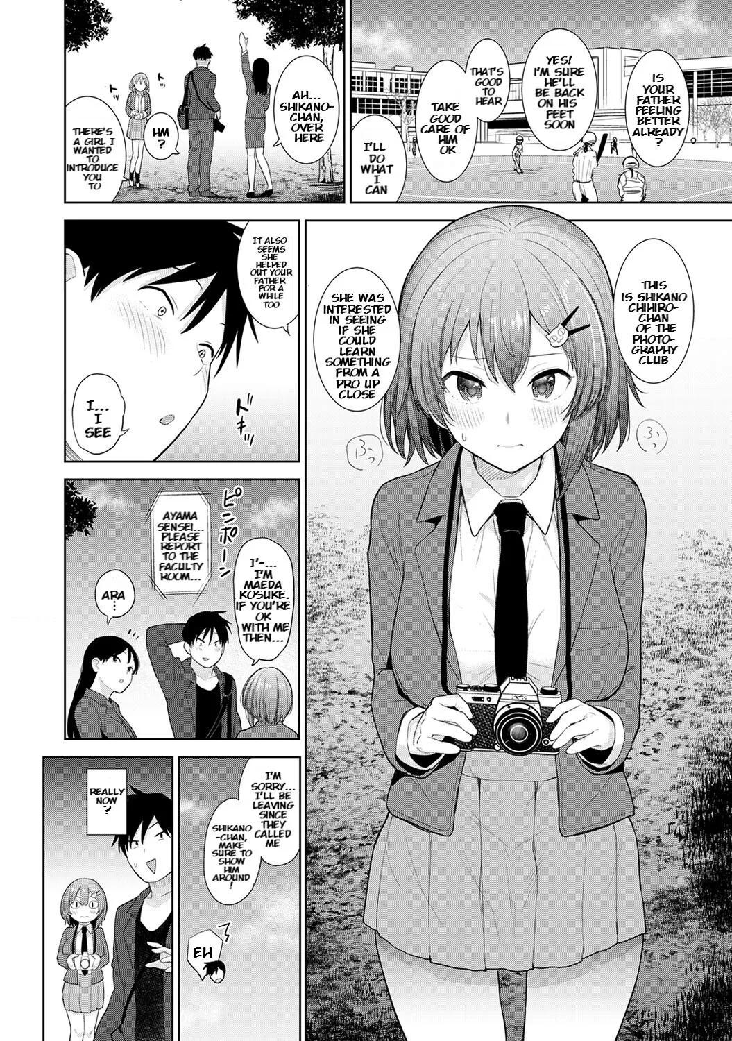 SotsuAl Cameraman to Shite Ichinenkan Joshikou no Event e Doukou Suru Koto ni Natta Hanashi Ch. 1 3