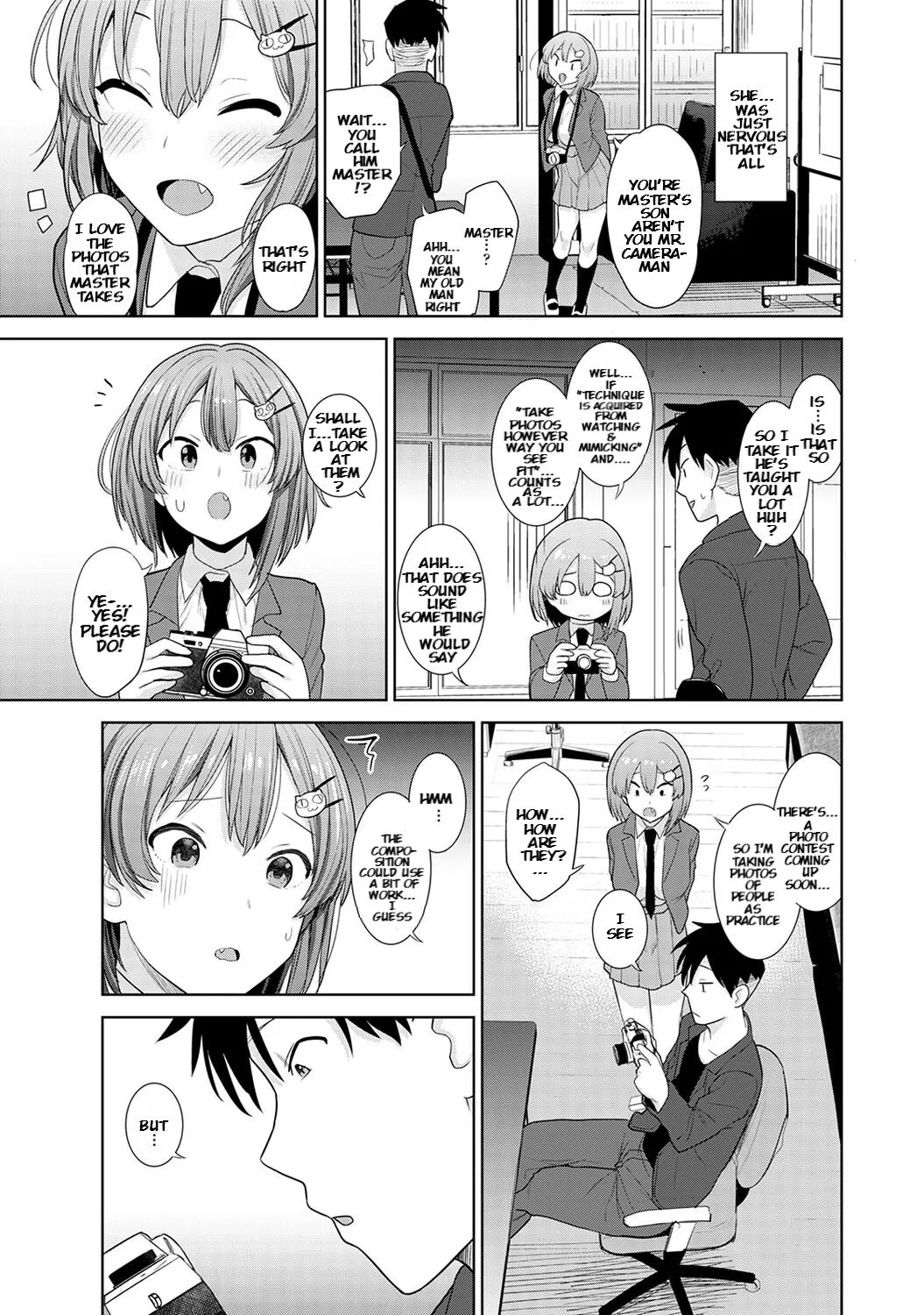 SotsuAl Cameraman to Shite Ichinenkan Joshikou no Event e Doukou Suru Koto ni Natta Hanashi Ch. 1 6