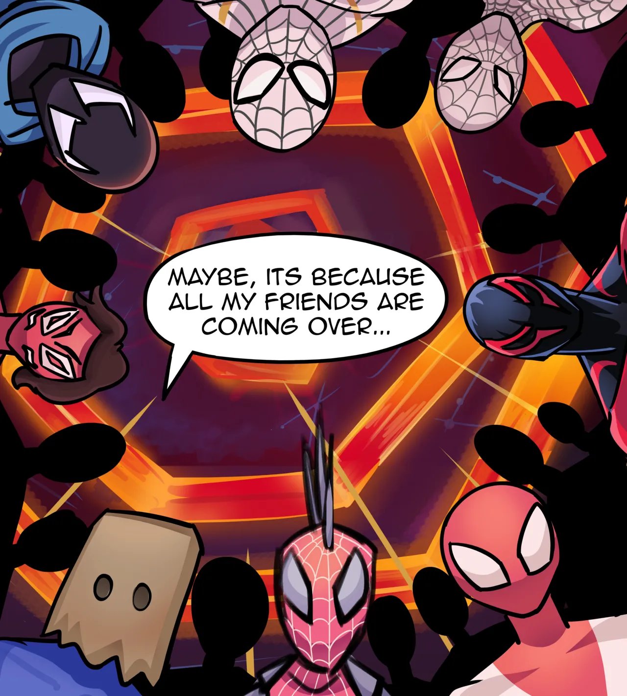 Spider Gwen fucks the Spiderverse 11