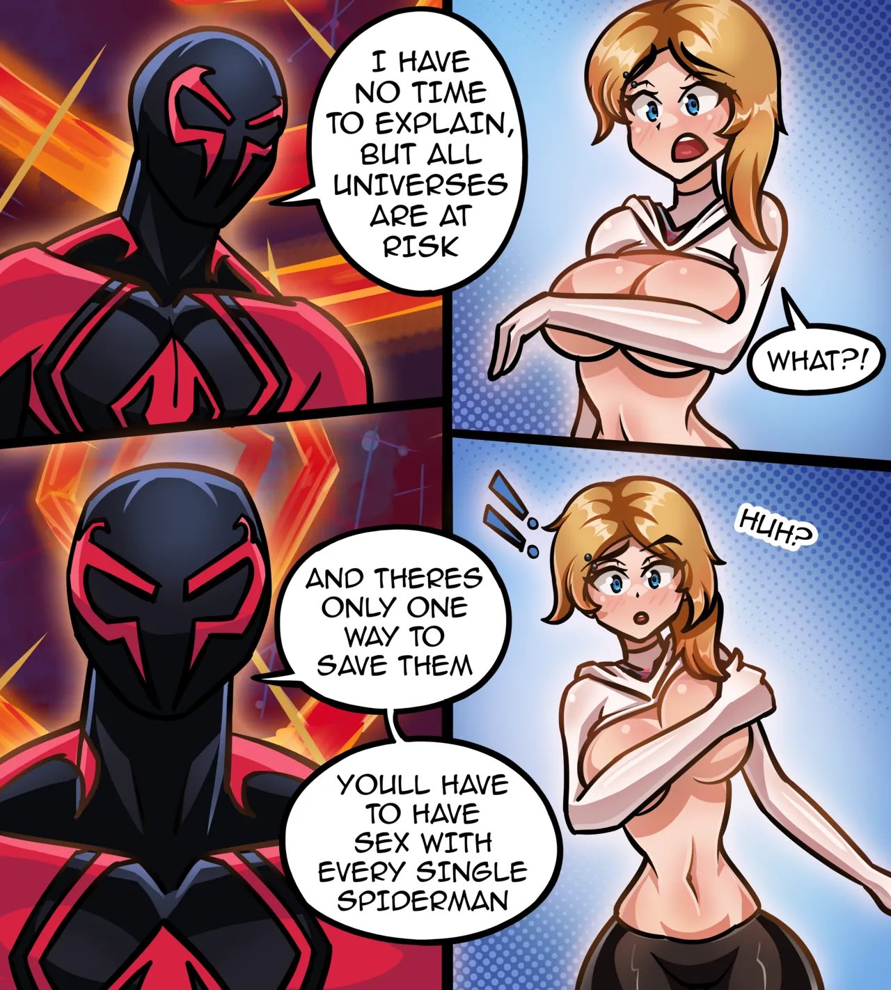 Spider Gwen fucks the Spiderverse 14