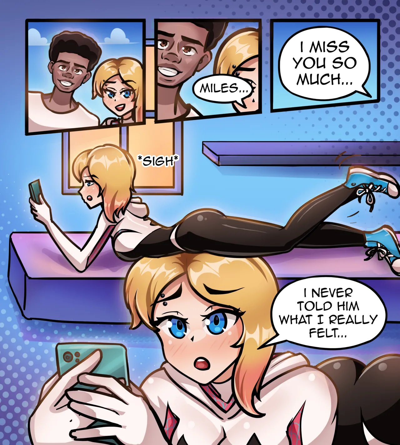 Spider Gwen fucks the Spiderverse 4