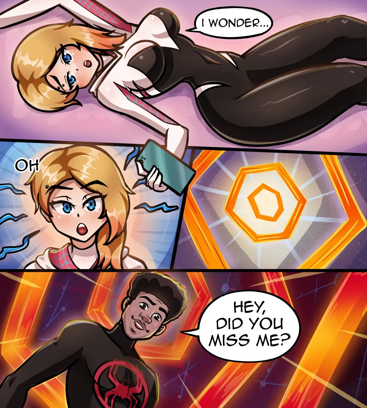 Spider Gwen fucks the Spiderverse 5