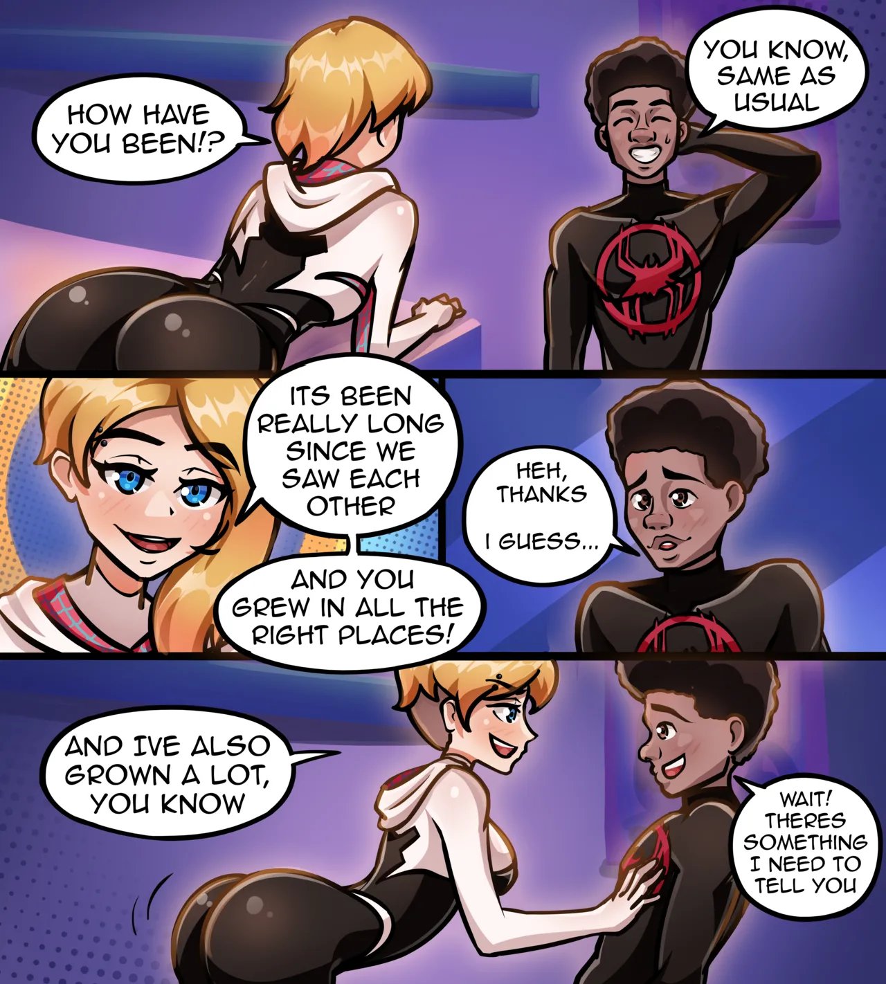 Spider Gwen fucks the Spiderverse 6