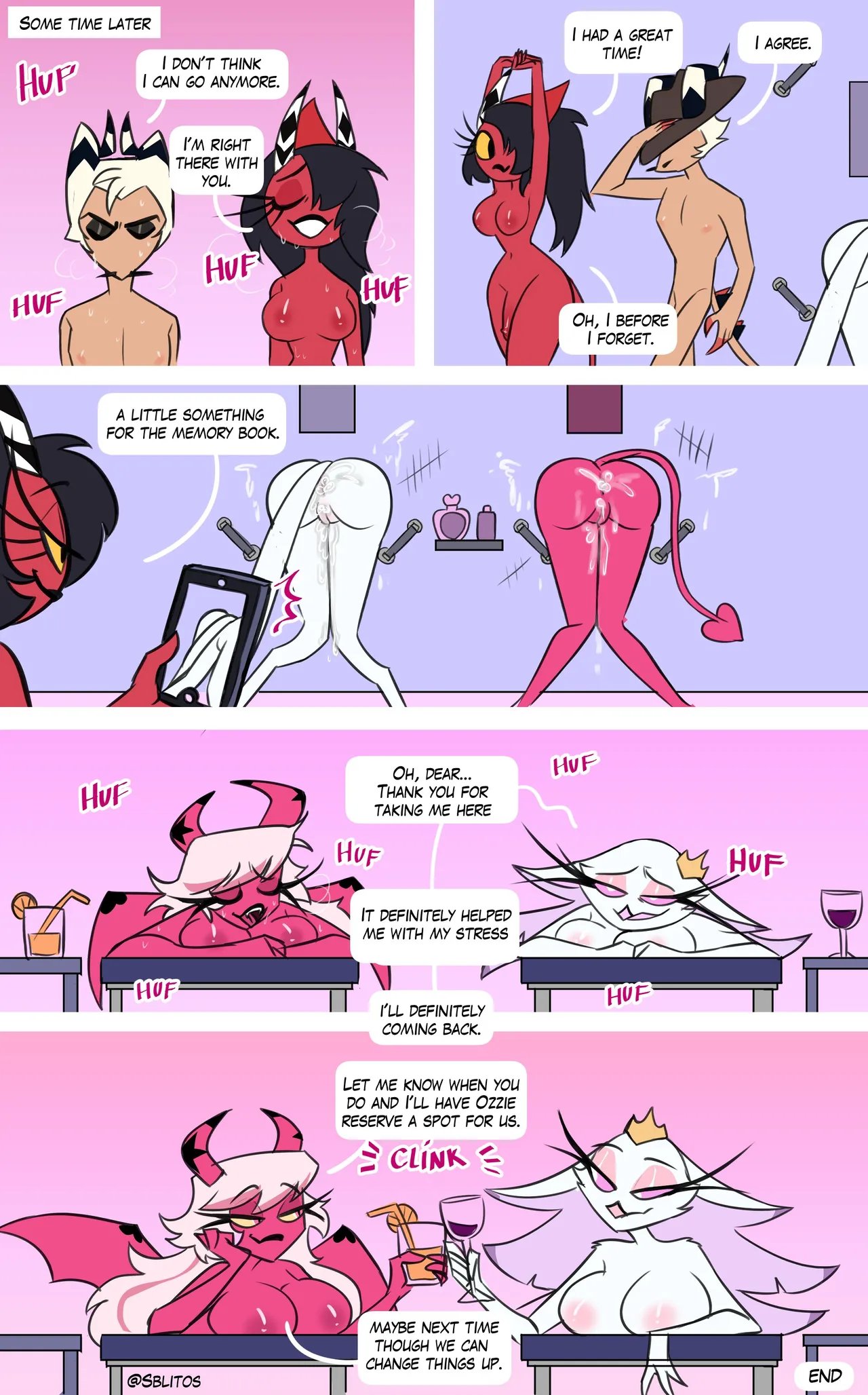 Stella x Striker x Verosika x Sallie May comic 12
