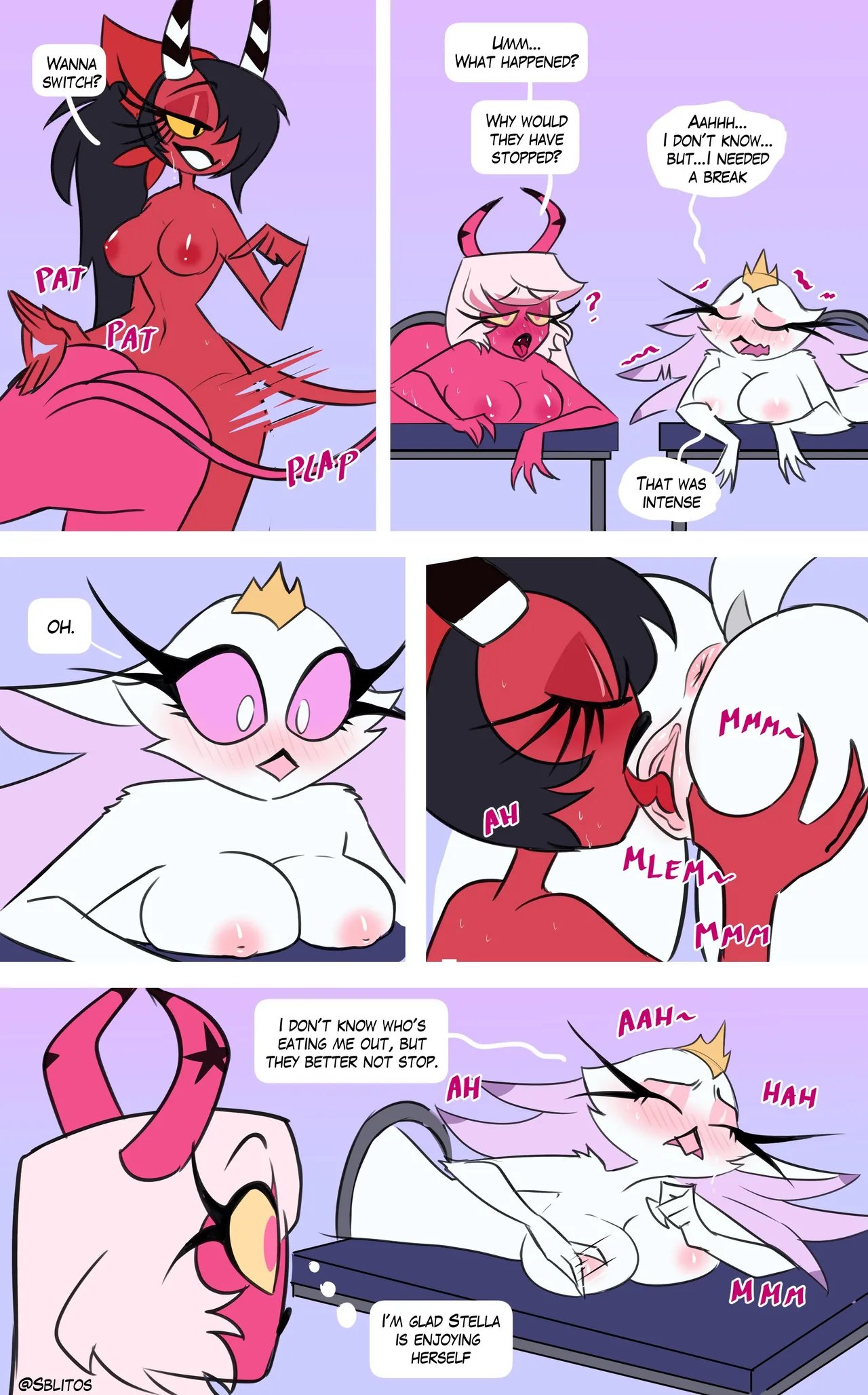 Stella x Striker x Verosika x Sallie May comic 3