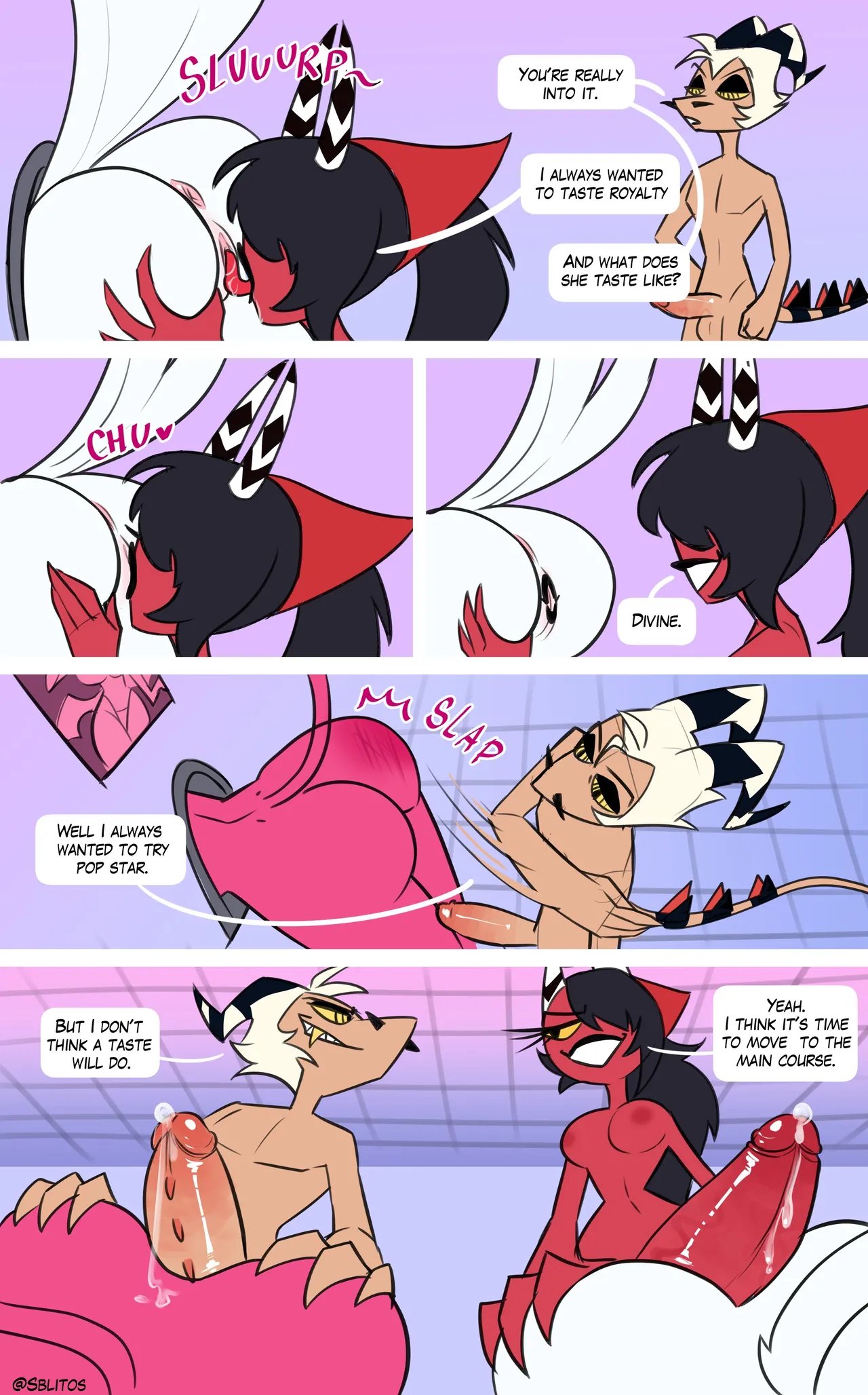 Stella x Striker x Verosika x Sallie May comic 4