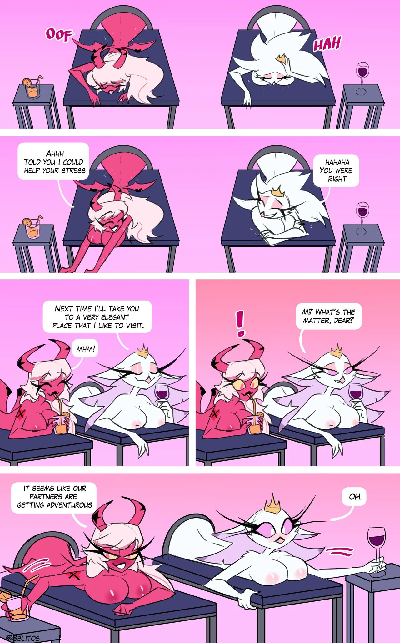 Stella x Striker x Verosika x Sallie May comic 8