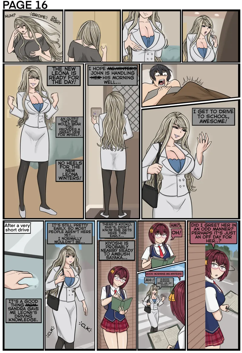 Student Transfer Body Swap – Leona x John 16