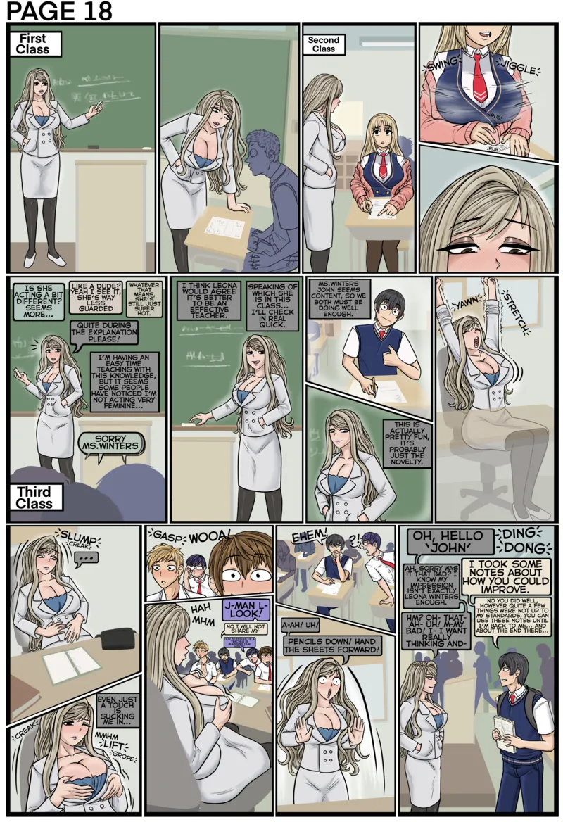 Student Transfer Body Swap – Leona x John 18