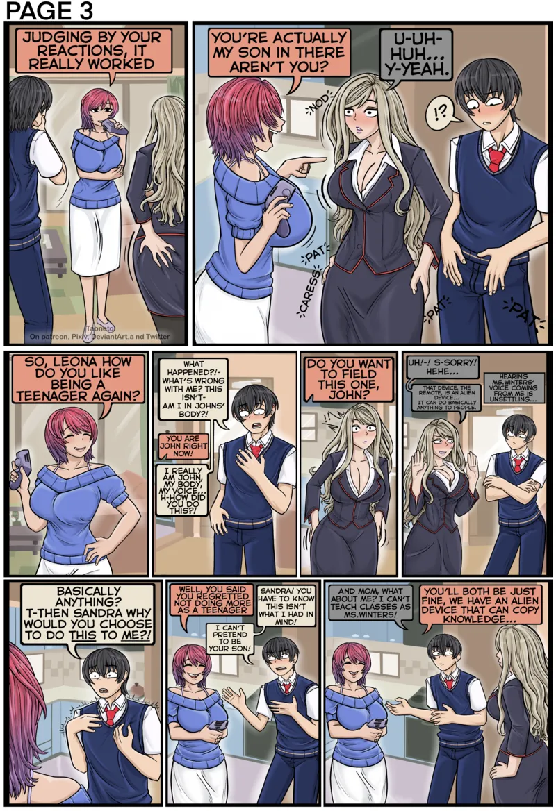 Student Transfer Body Swap – Leona x John 3