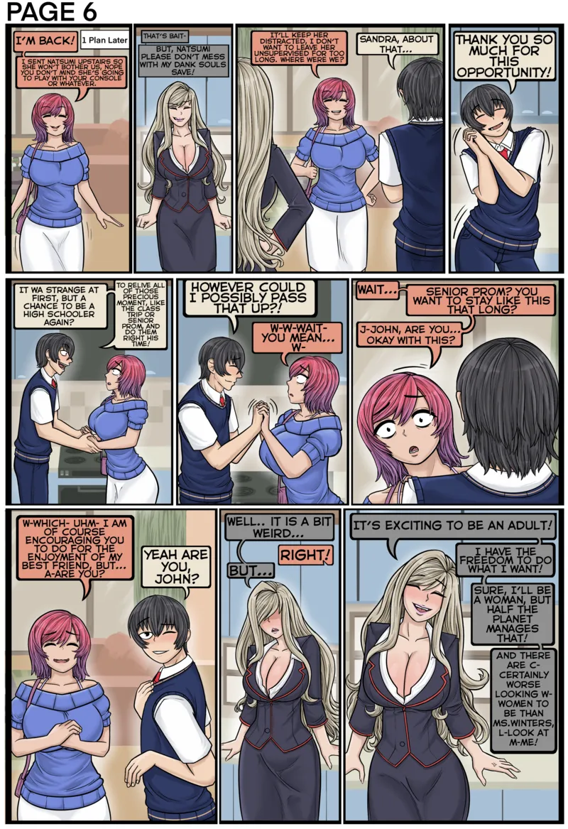 Student Transfer Body Swap – Leona x John 6