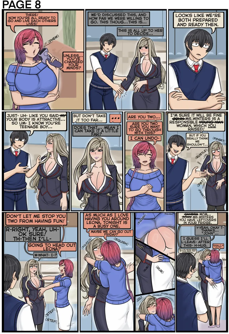 Student Transfer Body Swap – Leona x John 8